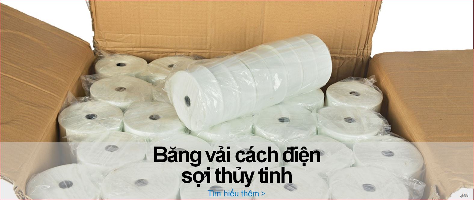 Băng vải cách điện sợi thủy tinh