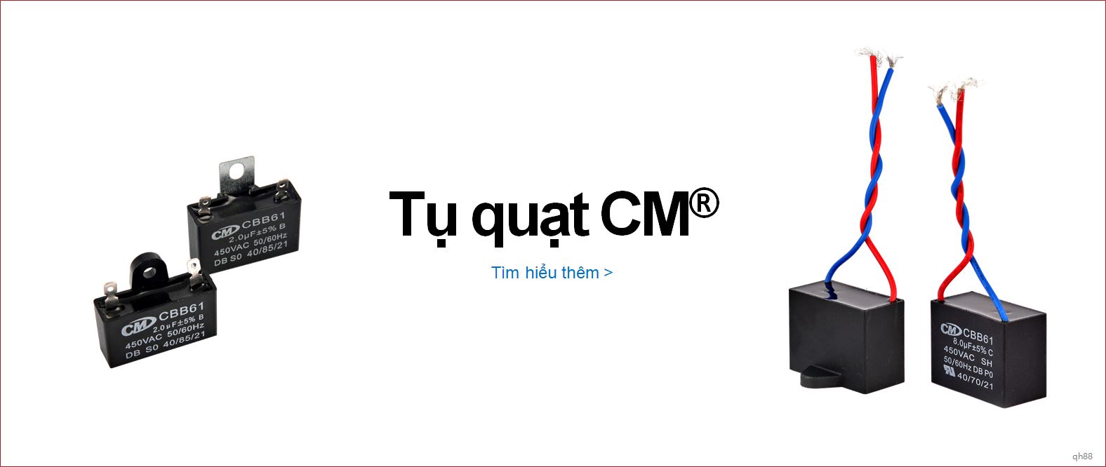 Tụ quạt CM